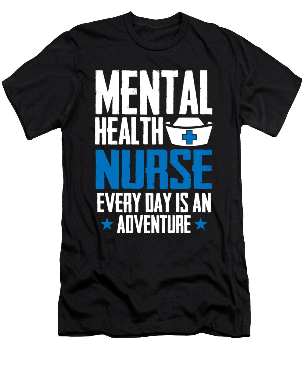 16 Nursing Hospital Caretaker Psych Nurse Crazy Squirrel T-Shirt