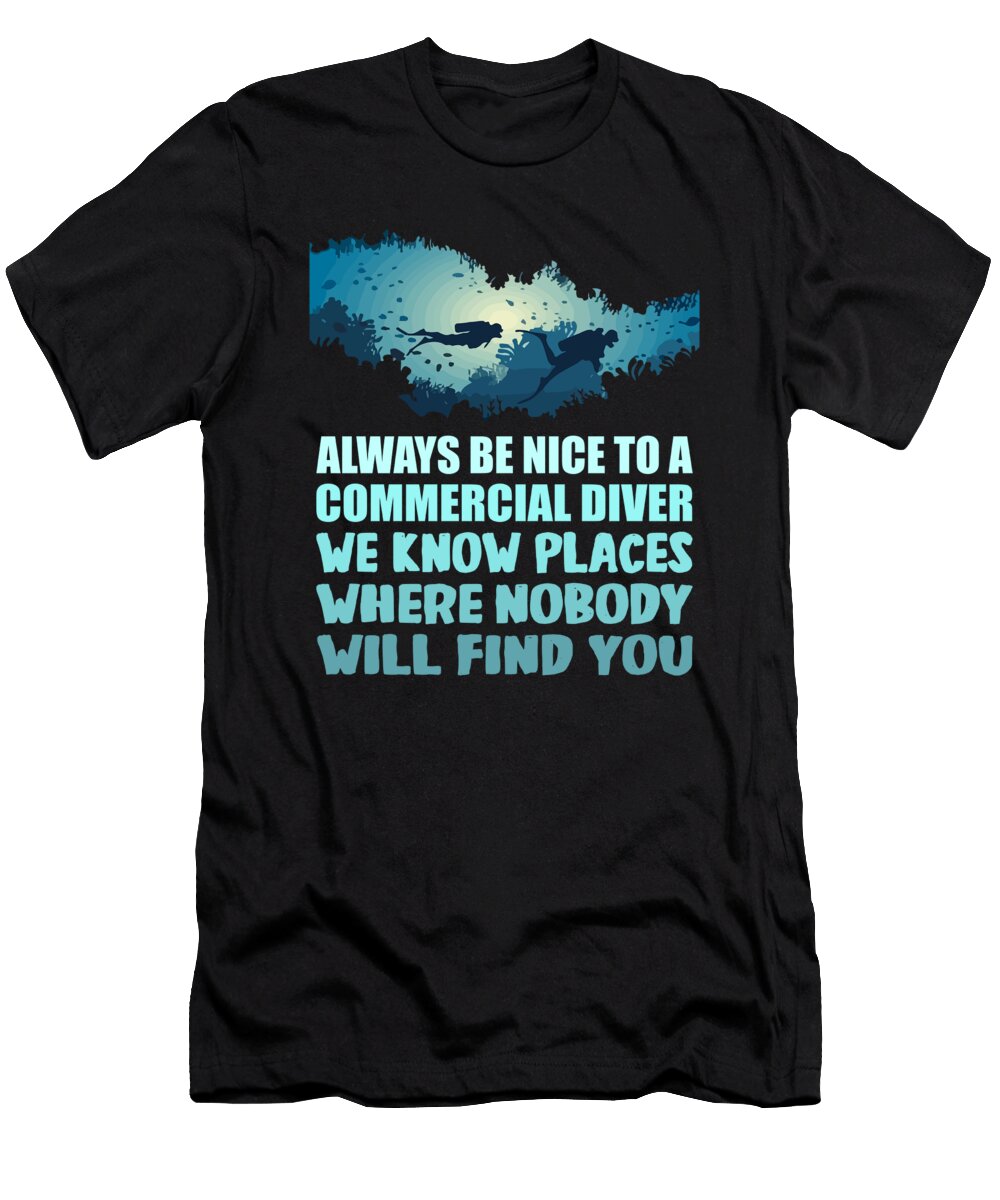 16 Scuba Diving Diver Crazy Squirrel T-Shirt