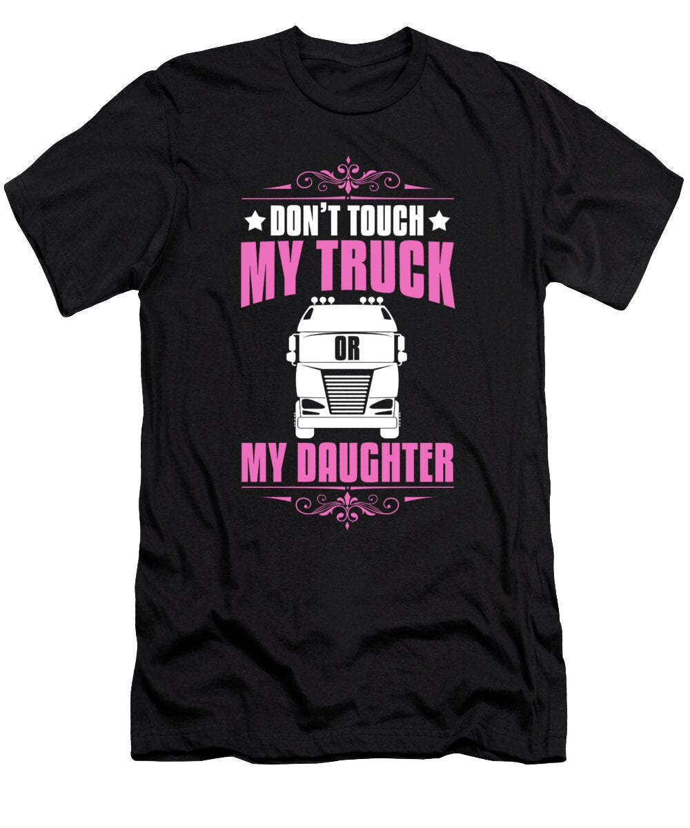 16 Truck Driver Trucking Trucker Crazy Squirrel T-Shirt