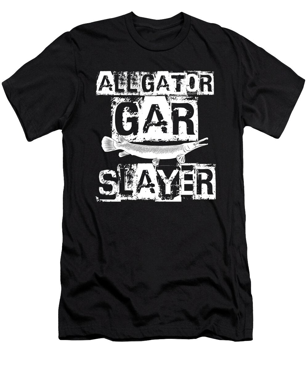 17 Funny Alligator Gar Fishing Freshwater Fish Gift Muc Designs T-Shirt