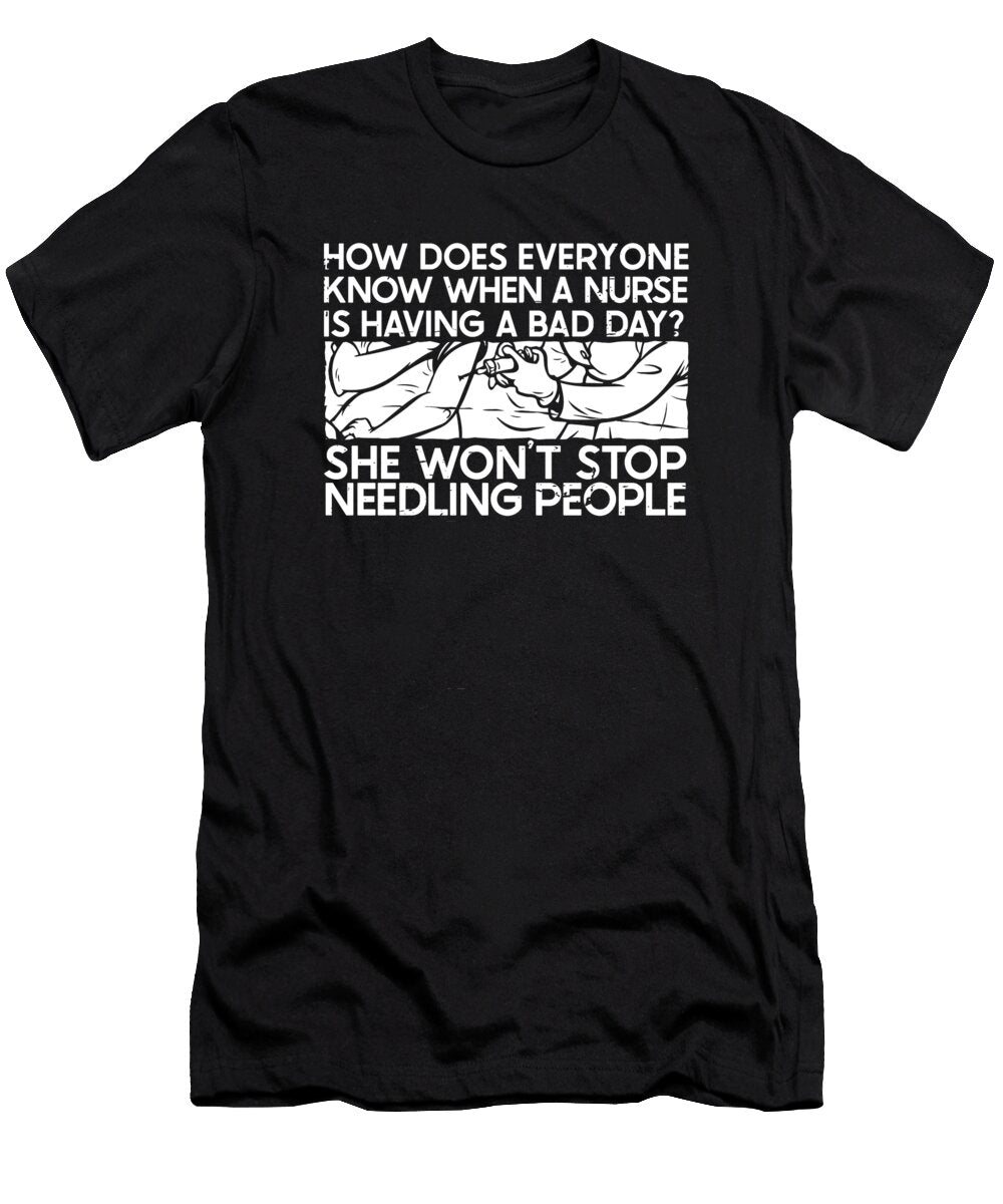 17 Nursing Hospital Caretaker Registered Nurse Crazy Squirrel T-Shirt