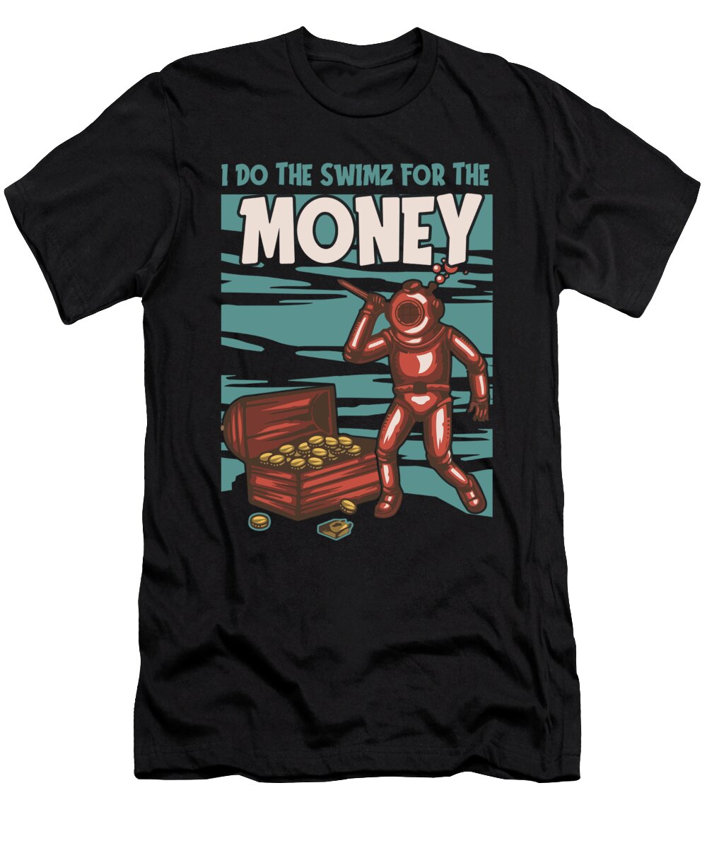 17 Scuba Diving Diver Crazy Squirrel T-Shirt