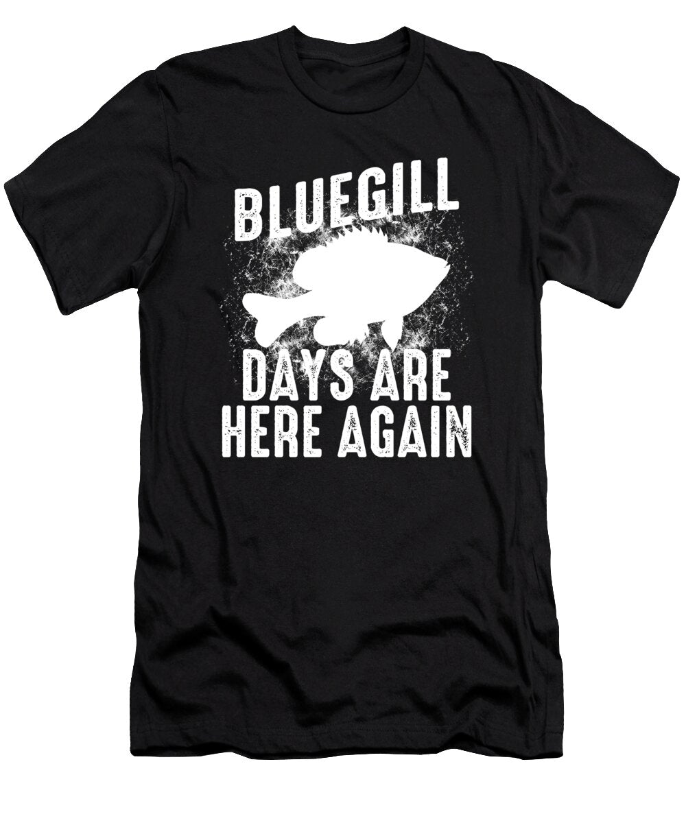 18 Funny Bluegill Brim Fishing Freshwater Fish Gift Muc Designs T-Shirt
