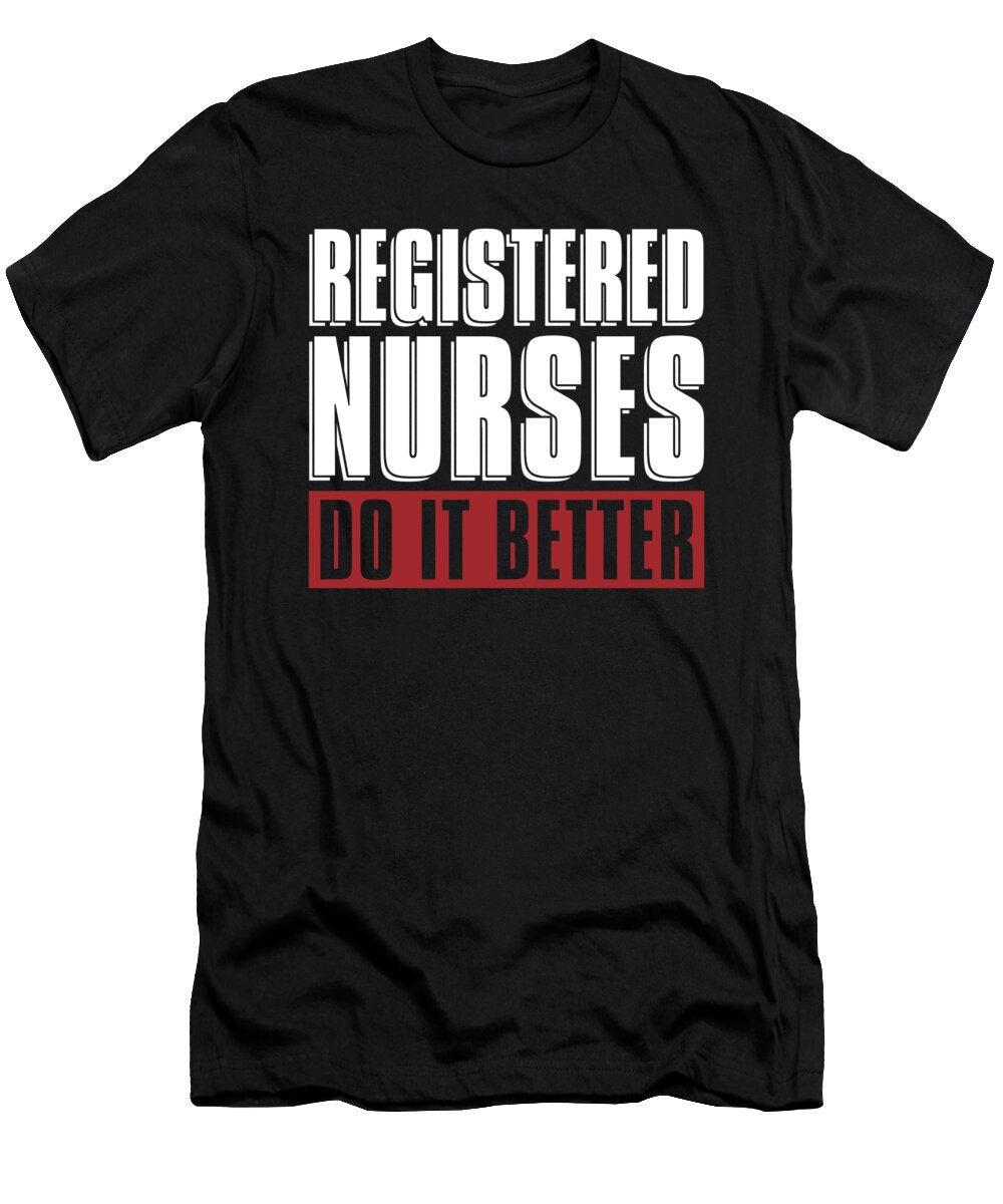 18 Nursing Caretaker Hospital Registered Nurse Crazy Squirrel T-Shirt