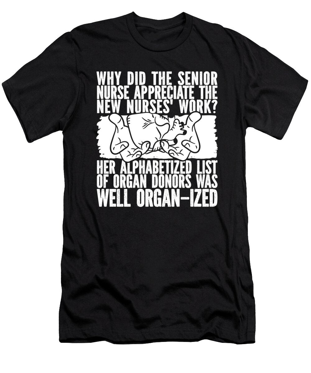 18 Nursing Hospital Caretaker Registered Nurse Crazy Squirrel T-Shirt