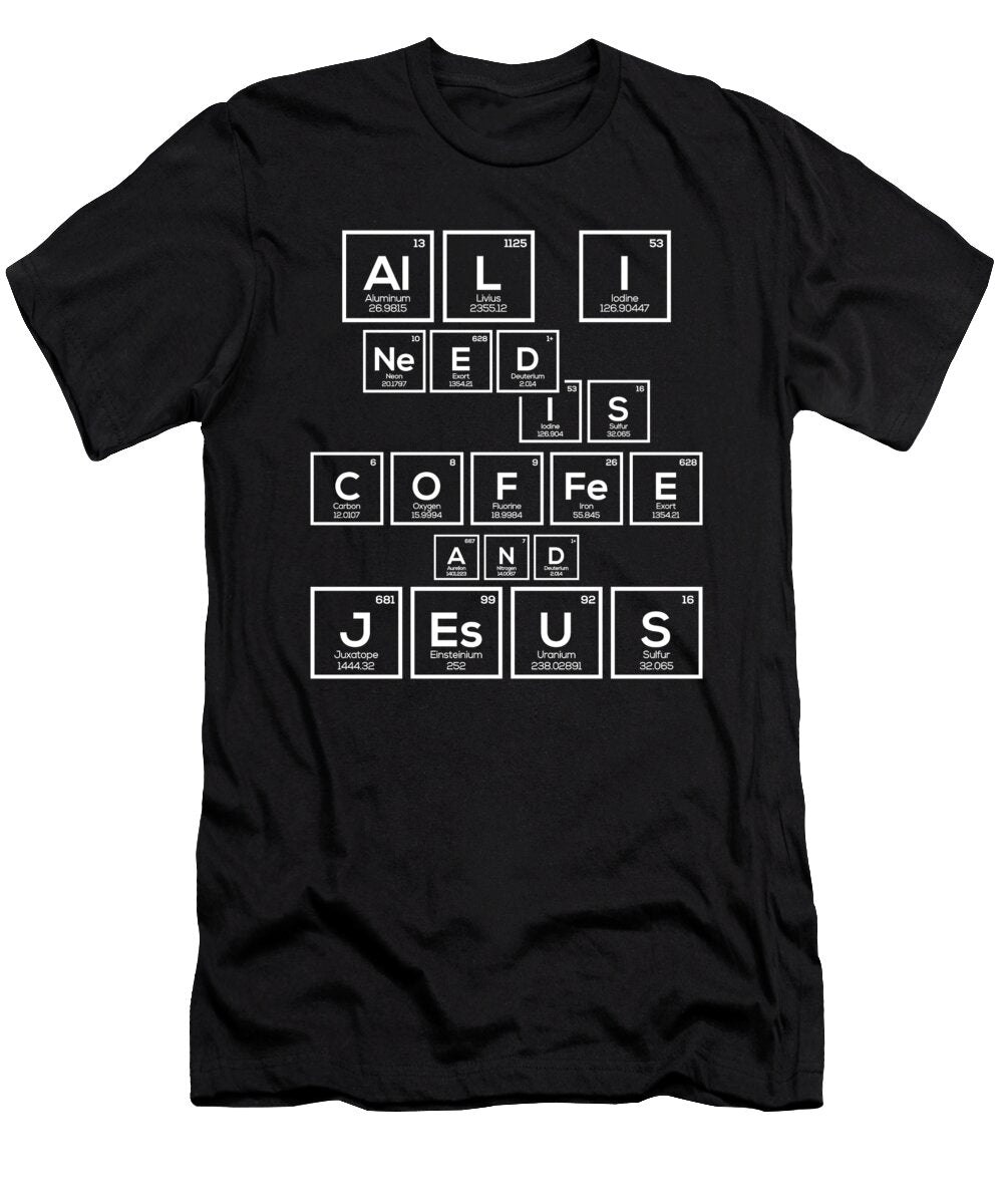 18 Periodic Table of Coffee Caffein Espresso Gift Teequeen2603 T-Shirt