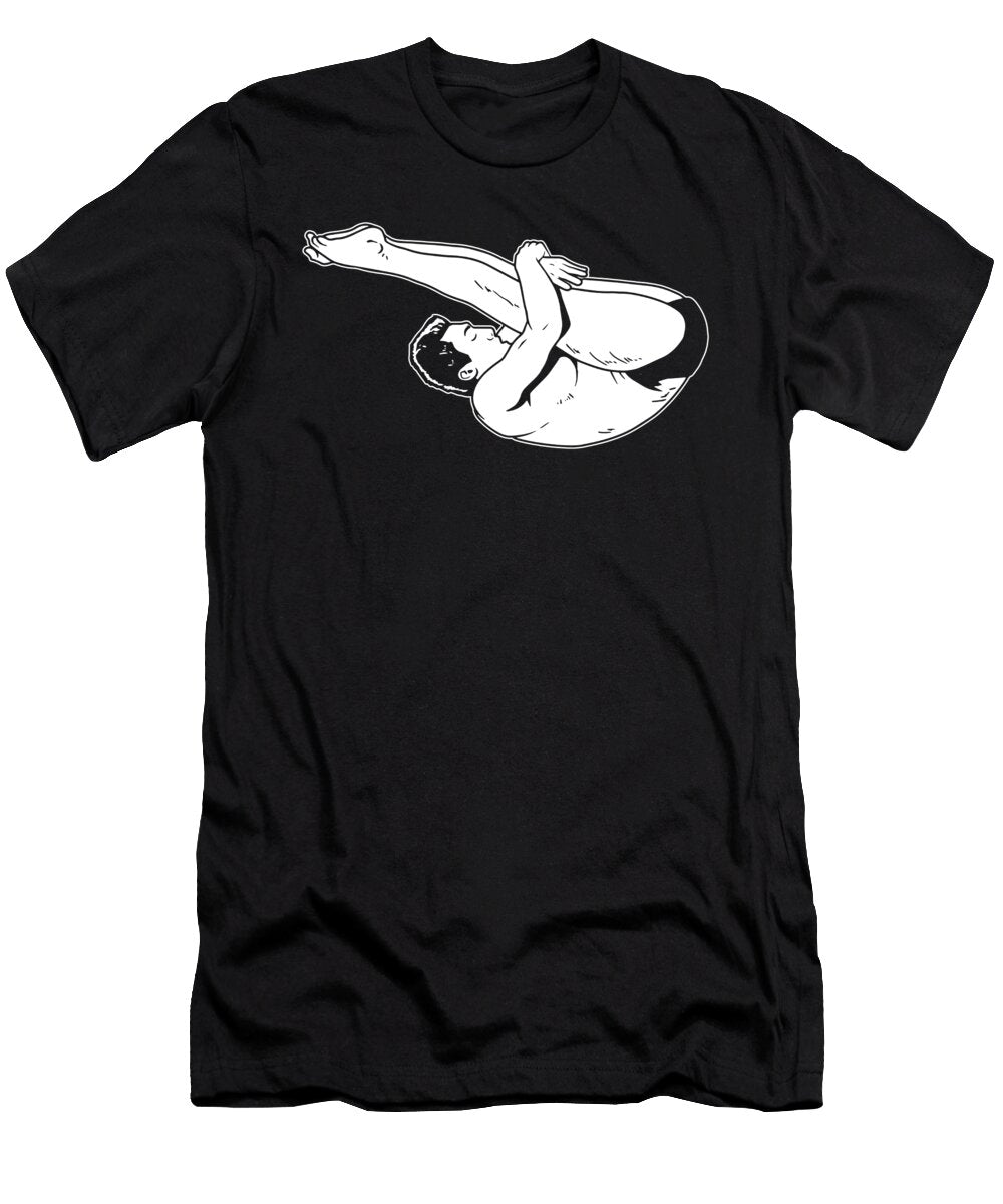 18 Platform Diver Springboard Diving Crazy Squirrel T-Shirt