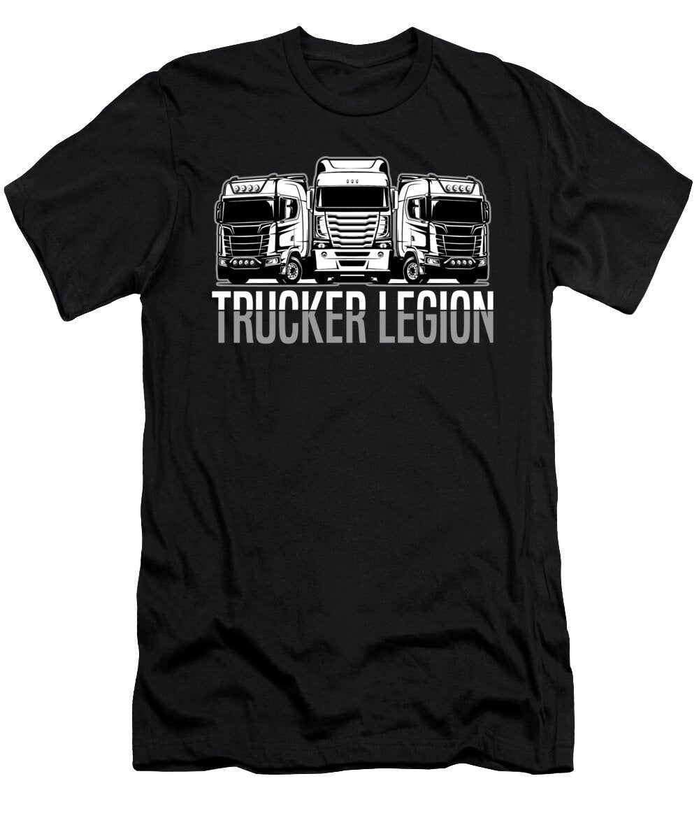 18 Truck Driver Trucking Trucker Crazy Squirrel T-Shirt