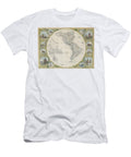 1850 Tallis Map of the Western Hemisphere Paul Fearn T-Shirt