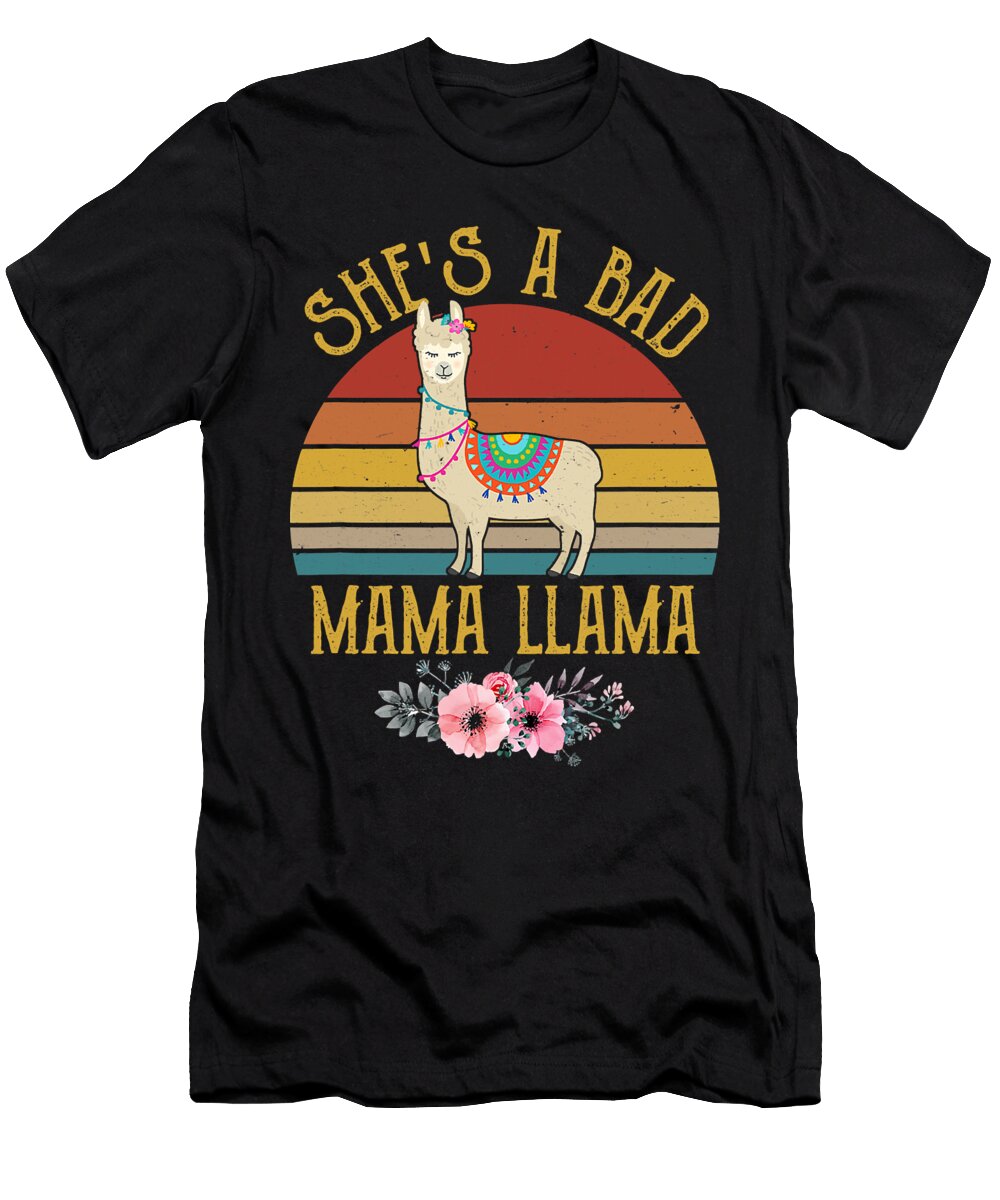 19 Llama Alpaca Alpacas Camelid Camel Cute Funny Llama Art Drama Animal Lover No Prob Grover Mcclure T-Shirt