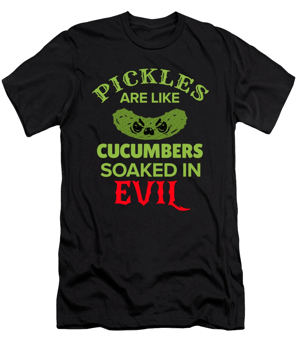 19 Pickle Pickles Cucumber Vegan Sour Pregnant Gift Teequeen2603 T-Shirt