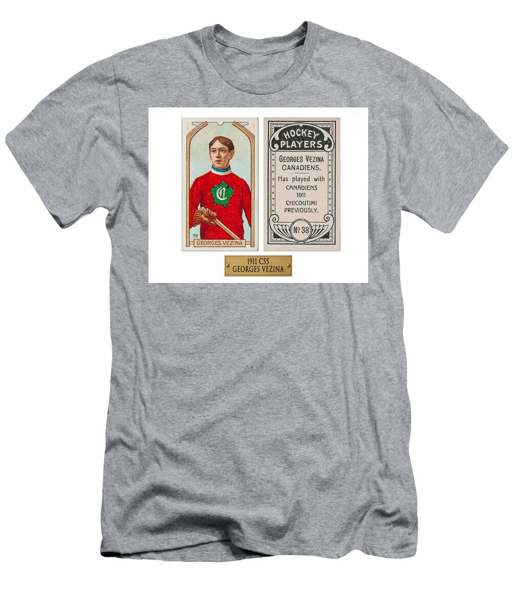 1911 C55 Georges Vezina Front and Back Wayne Taylor T-Shirt