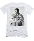 1920s 1930s Smiling Woman Holding Two Animal Images T-Shirt