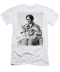 1920s 1930s Smiling Woman Holding Two Vintage Images T-Shirt