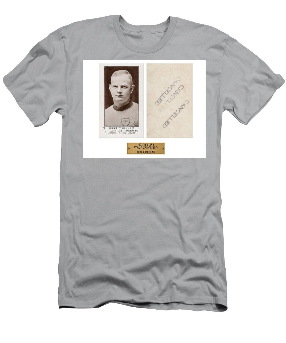 1923 V145 1 William Paterson Bert Corbeau Stamp Cancelled Front and Back Wayne Taylor T-Shirt