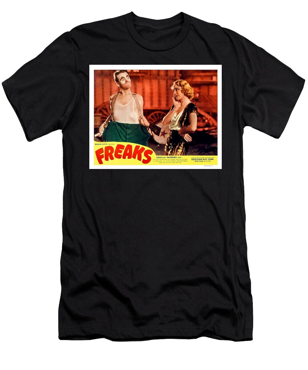1932 Freaks Wallace Ford Original Movie Poster T-Shirt