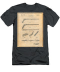 1934 Hockey Stick Patent Print Antique Paper Greg Edwards T-Shirt