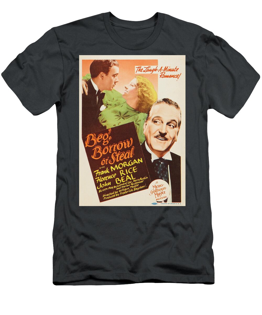 1937 Beg Borrow or Steal Movie Poster T-Shirt