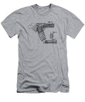1937 Police Remington Model 8 Magazine Patent Minimal Vintage Nikki Marie Smith T-Shirt