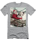 1940s 1950s Smiling Woman Wearing Red Vintage Images T-Shirt