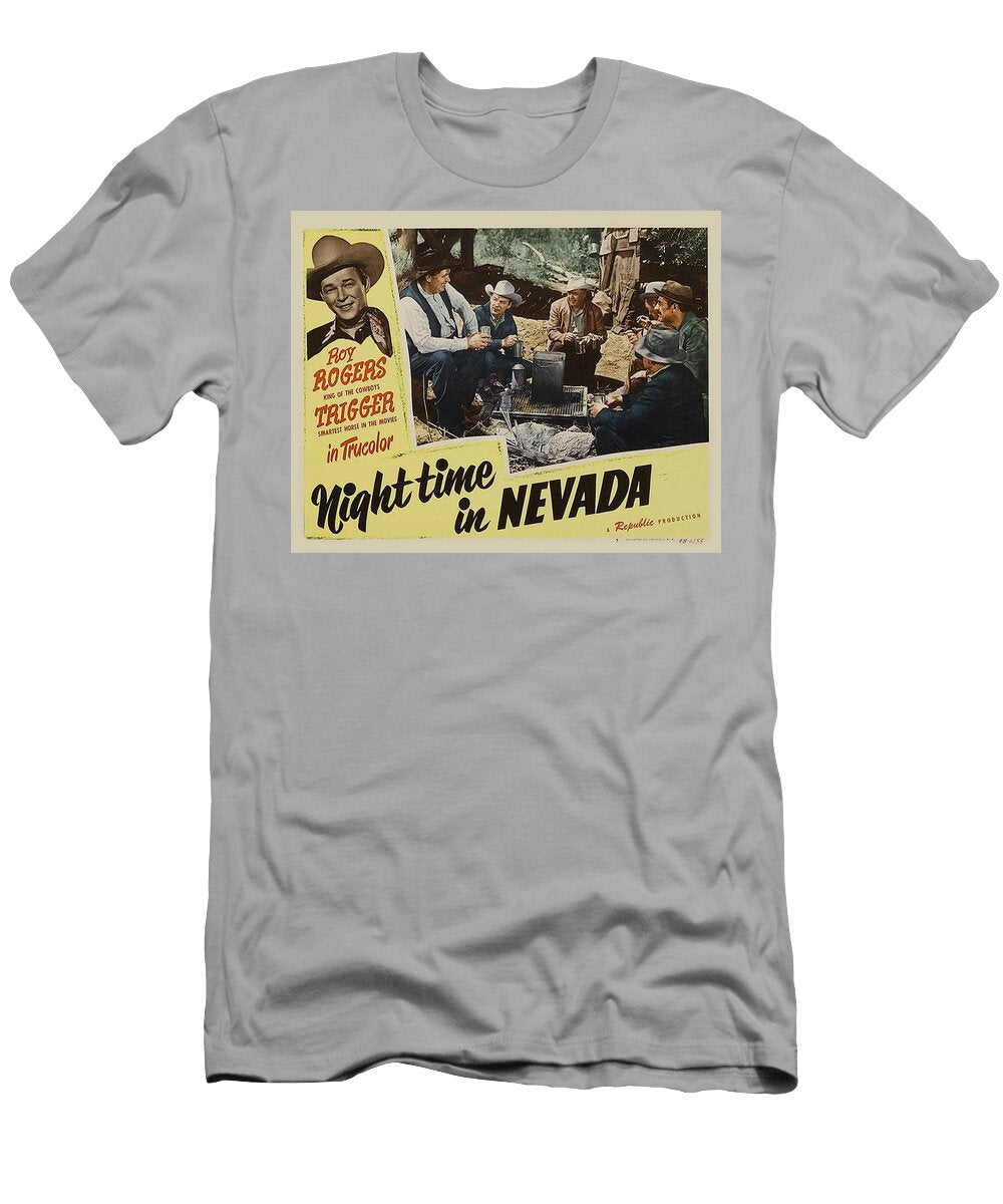 1948 Night Time in Nevada Roy Rogers Adele Mara Original Movie Poster T-Shirt