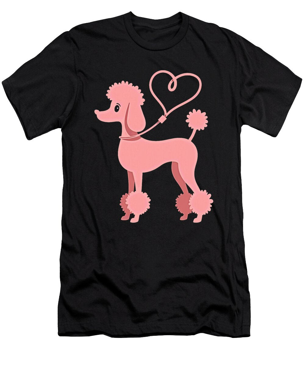 1950s Sock Hop Poodle Heart Sophie Eleanor T-Shirt