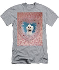 1960s Dog Poodle in Lacy Valentine Heart Vintage Images T-Shirt