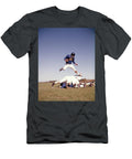 1960s Football Player Running Carrying Vintage Images T-Shirt