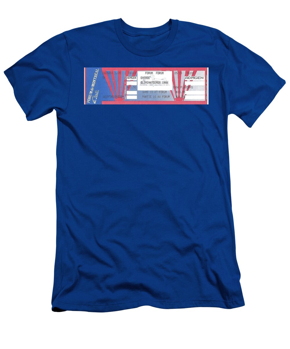 1986 Stanley Cup Final Ticket Arthur Damario T-Shirt