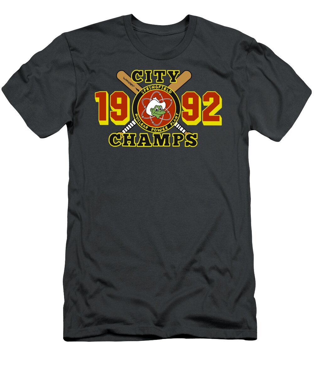 1992 City Champs Springfield Nuclear Plant Khiet Luat Ngo T-Shirt