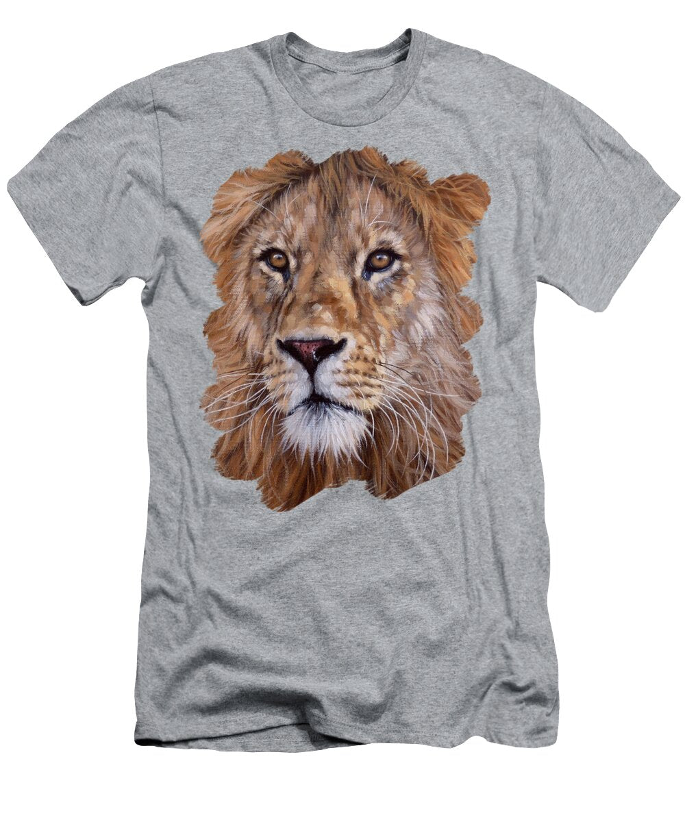 2 African Lion Painting Rachel Stribbling T-Shirt