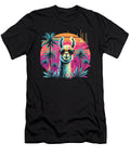 2 Alpaka Retro Sunset Alpaka Sunglasses Alpacas Steven Zimmer T-Shirt