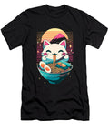 2 Anime Cat Eating Ramen Japanese Ramen Cat Japan Zyneu Gangd T-Shirt