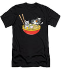 2 Anime Cat Japanese Ramen Noodles Foodie Gift Haselshirt T-Shirt