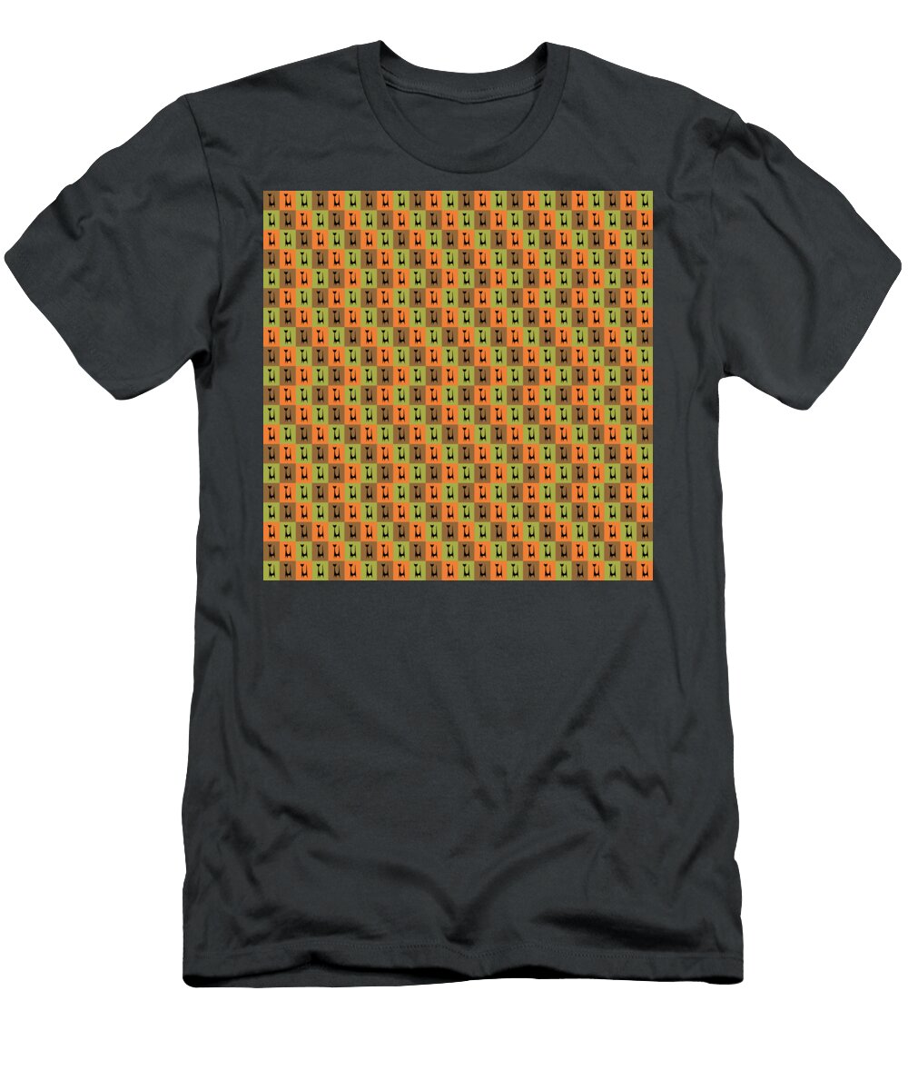 2 Atomic Cat 1 on Rectangles Donna Mibus T-Shirt
