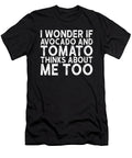 2 Avocado and Tomatoes Saying Manuel Schmucker T-Shirt