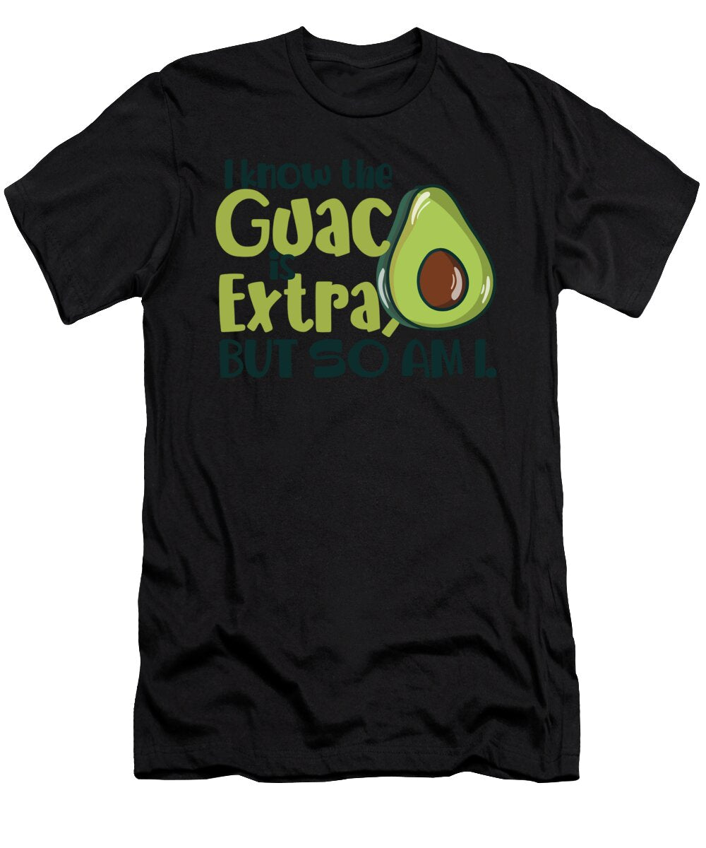 2 Avocado Guacamole Vegan Vegetarian Fruit Healthy Raphaelartdesign T-Shirt