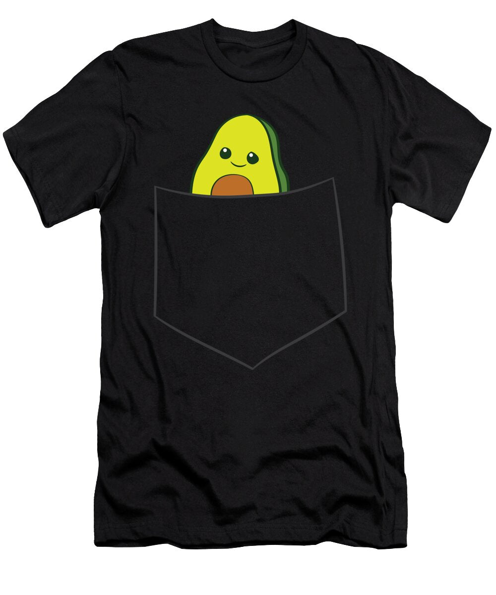 2 Avocado in the Pocket Vegan Food Avocado in Pocket Eq Designs T-Shirt