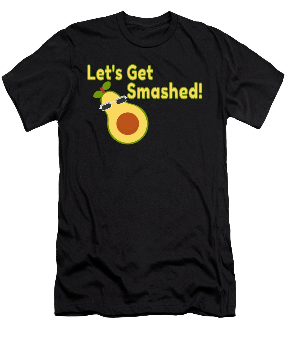 2 Avocado Lover Lets Get Smashed Kanig Designs T-Shirt