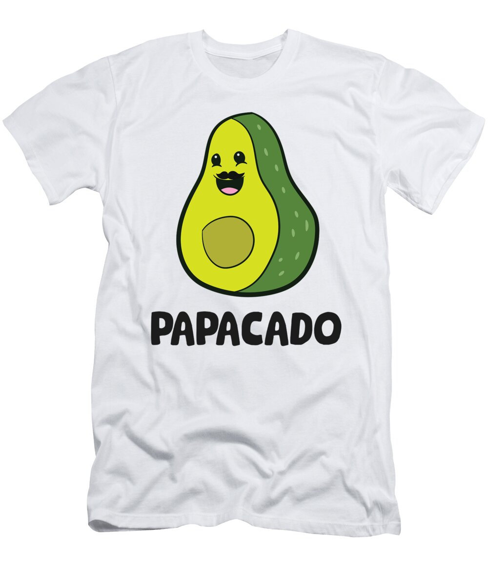 2 Avocado Papa Avocado Dad Avocado Papacado Eq Designs T-Shirt