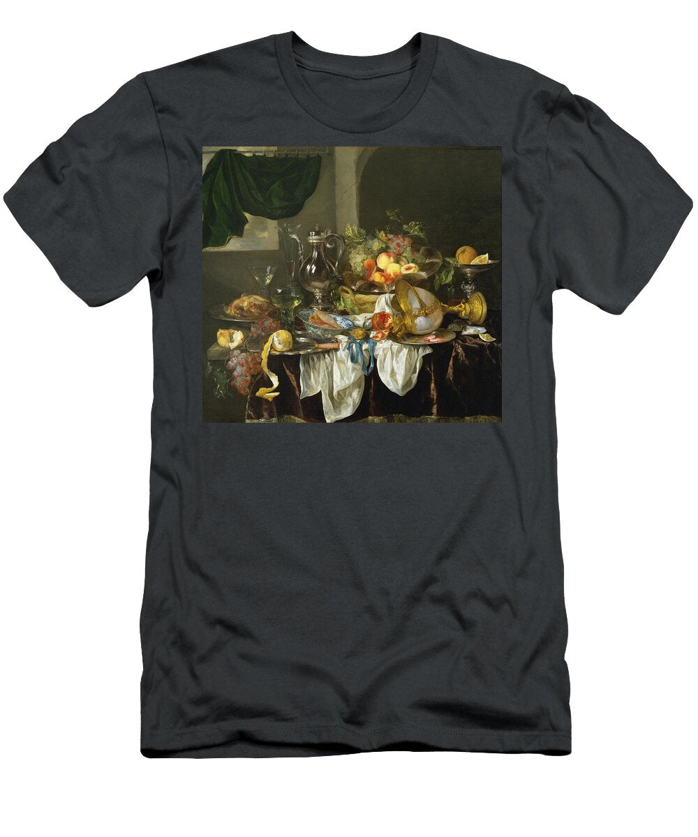 2 Banquet Still Life Abraham Van Beyeren T-Shirt