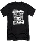 2 Beans Barista Coffee Espresso Crazy Squirrel T-Shirt