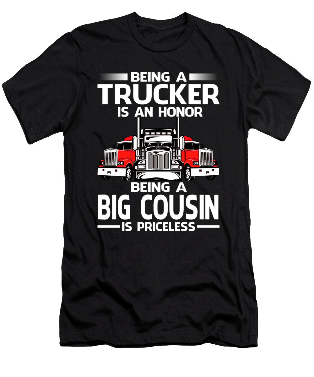 2 Being a Trucker Is an Honor Being a Aunt Is Priceless Fathers Day Dhbubble T-Shirt
