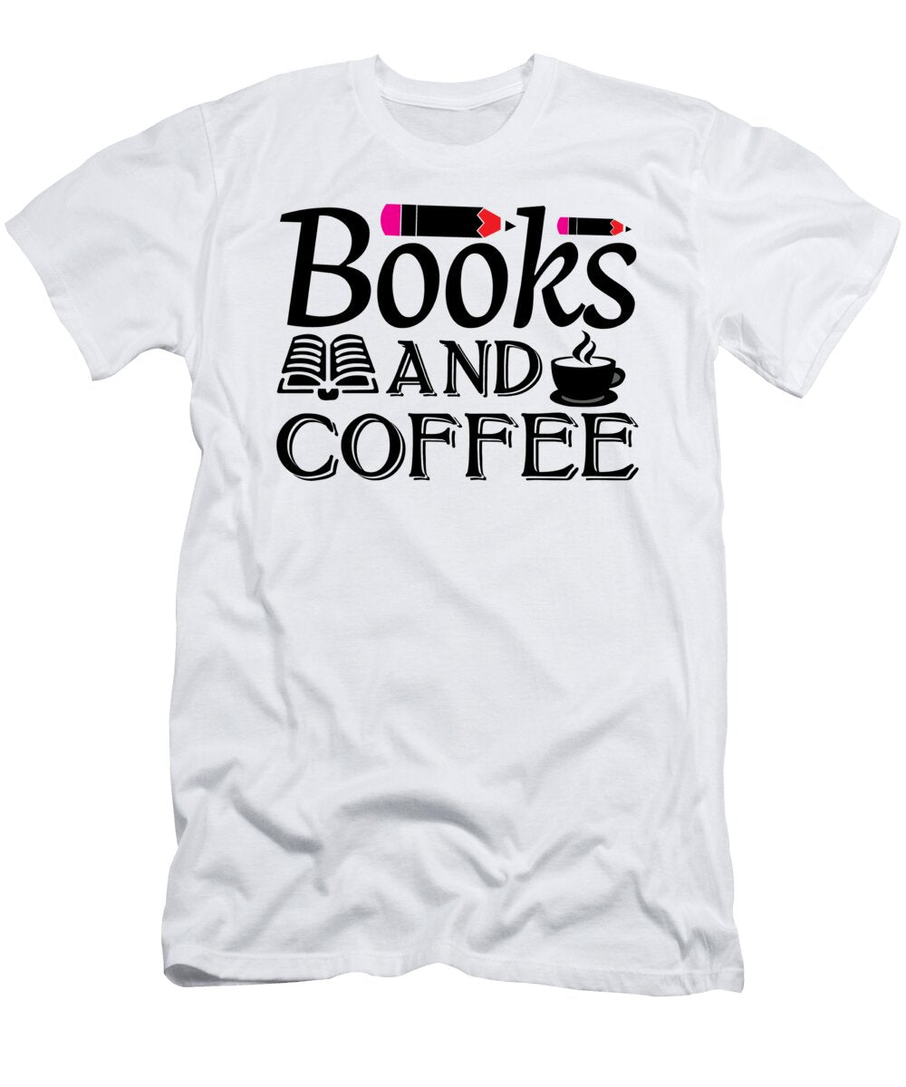2 Books and Coffee Th T-Shirt