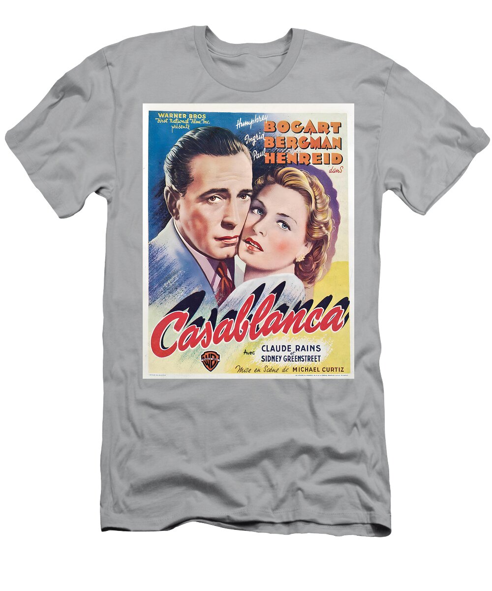 2 Casablanca 1942 Movie Poster T-Shirt