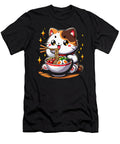 2 Cat Ramen Noodles Anime Kawaii Japanese Cat Zyneu Gangd T-Shirt