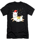 2 Christmas Llama Funny Santa Hat Alpaca Xmas Season Gift Jan Deelmann T-Shirt