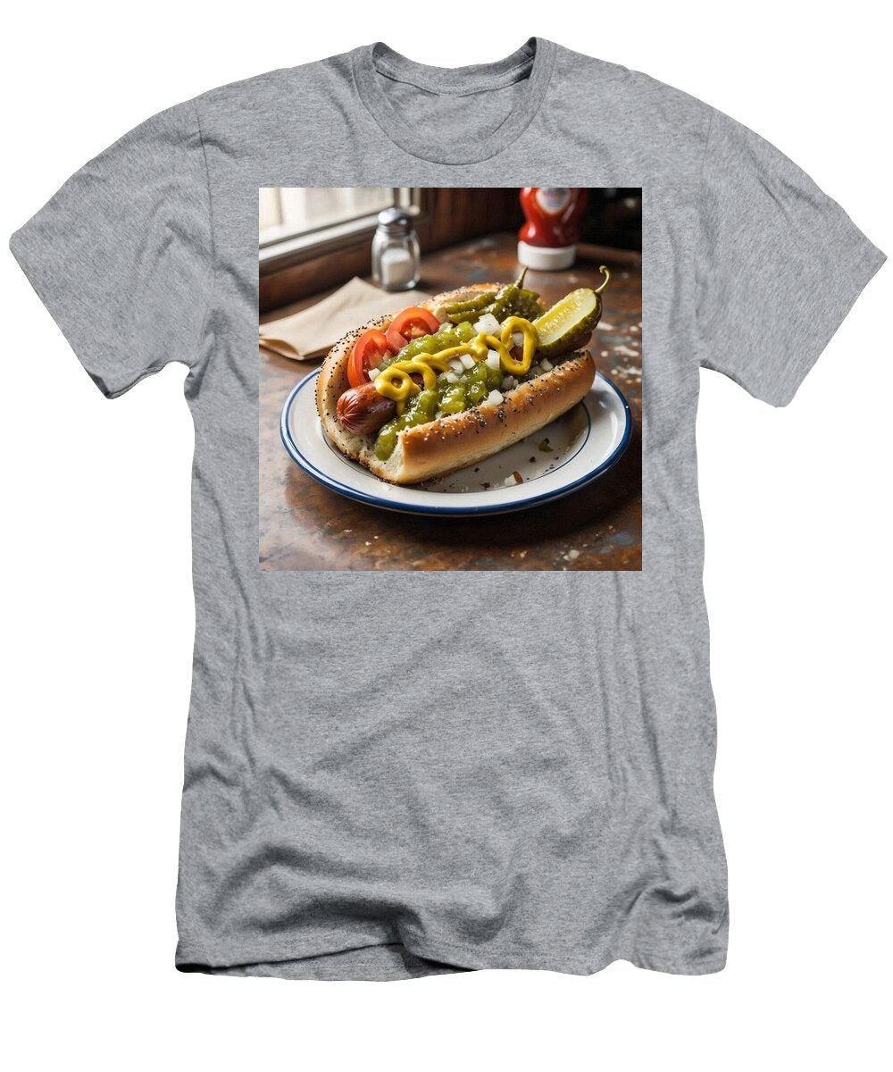 2 Classic Chicago Style Hot Dog James Spears T-Shirt