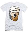 2 Coffee Charging Funny Sarcastic Humor Coffee Lover Florian Dold Art T-Shirt