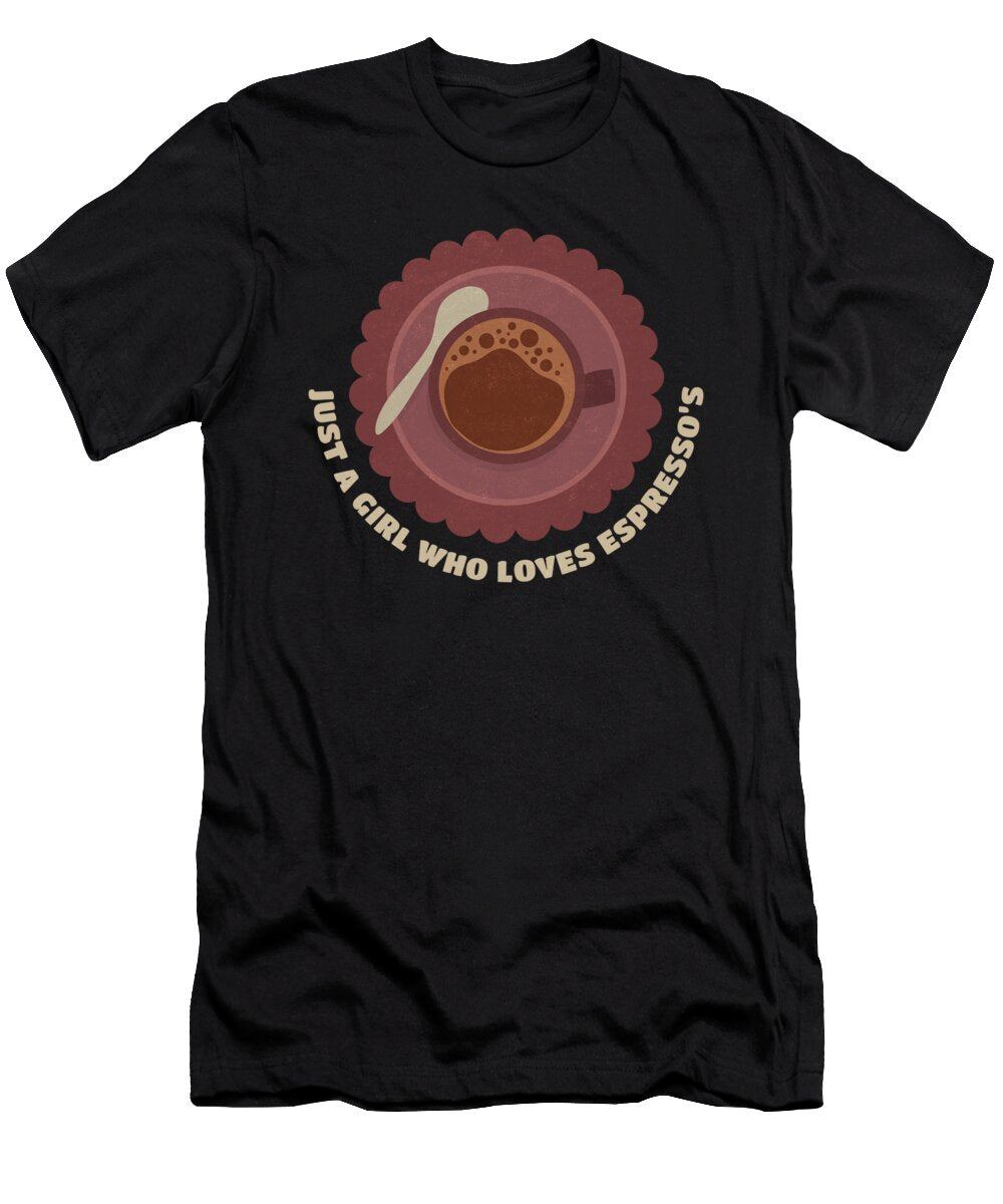 2 Coffee Espresso Barista Beans Espresso Crazy Squirrel T-Shirt
